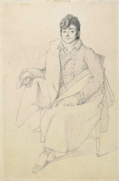 Der Bildhauer Charles Dupaty von Jean Auguste Dominique Ingres